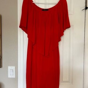 Red off the shoulder Thalia Sodi Size Medium